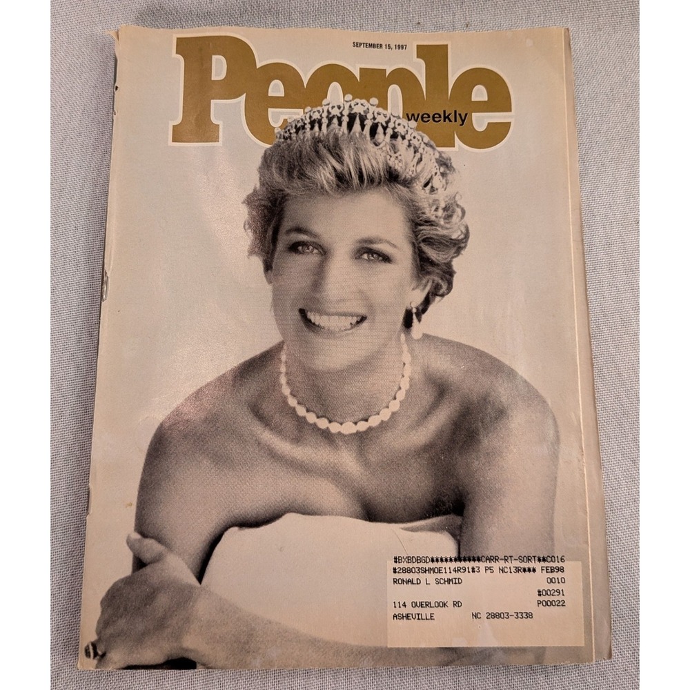 People Magazine September 15 1997 Princess Diana Tribute Issue Good Condition